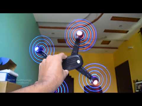 TizzyToy Drone with RGB Lighting Fan Blades and Camera