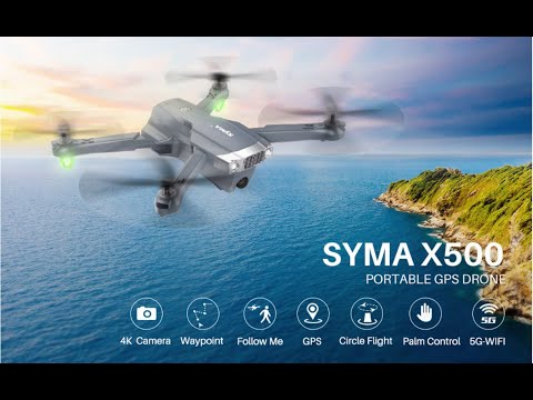 SYMA X500 Foldable GPS Drone with 4K UHD Camera