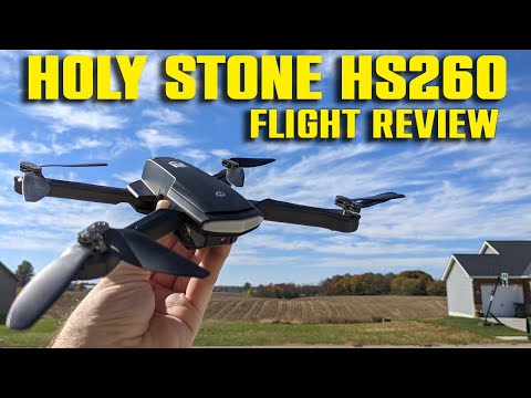 Holy Stone HS260 Foldable Optical Flow Drone Flight Review