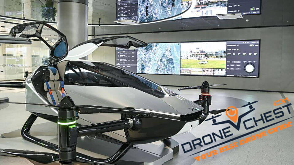 First Human Flying Drone AirCraft Xpeng Voyager X2 1